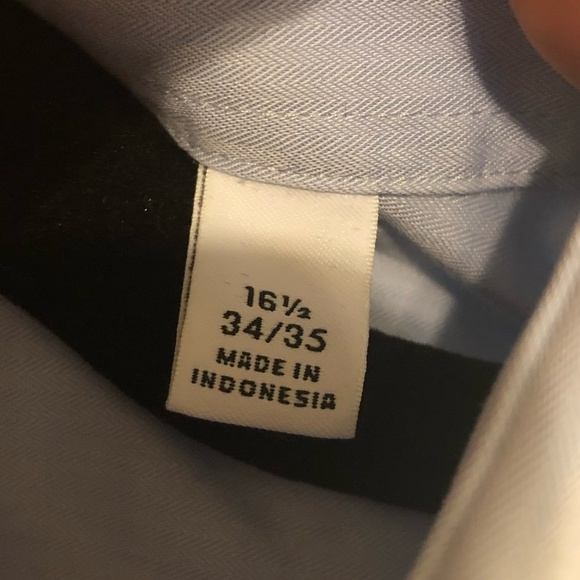 CALVIN KLEIN French Cuff Shirt Men’s Size 16.5 34/35 SlimFit PerformanceNon Iron - Picture 6 of 11